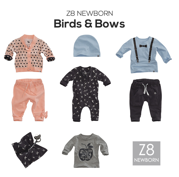 Baffle verdacht instant Z8 newborn kids wintercollectie - Birds and Bows - MoodKids