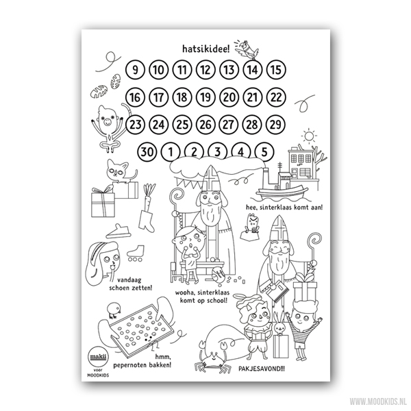Kruik Isoleren voor mij Download gratis Sinterklaas kalender voor je kind - MoodKids