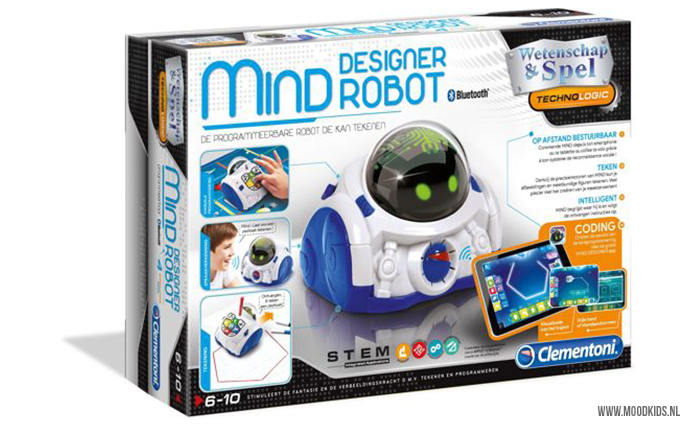 Gewoon overlopen Feodaal Overleg MIND Designer Robot: tekenen en leren coderen voor kids - MoodKids